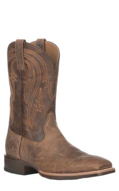 Ariat Men's Plano Dusty Tan and Brown Bantamweight Wide Square Toe Cowboy Boots | Cavender's Tan Cowboy Boots, Cowboy Boots Men, Cowboy Halloween, Mens Brown Boots, Square Toe Cowboy Boots, Brown Cowboy Boots, Mens Cowboy, Mens Cowboy Boots, Square Toe Boots