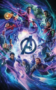 the avengers movie poster with many characters