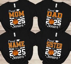 Looking For a Funny Family Matching Basketball 2025 Graduation Design? if Yes! Then This "Proud Mom Basketball Senior 2025 Shirt" is Yours. This Vintage Senior Basketball 2025 For Dad, Mom, Aunt, Uncle, Grandma, Grandpa, Brother, and Sister, is a great Graduation Matching Family Group at the Grade Party on high school or university graduation party. Senior Basketball Mom 2025, Basketball Dad Senior 2025, Proud Mom Basketball Senior 2025 Shirt, Custom Senior Graduation Shirt, 2025 Senior Mom Shirt, Proud Family Matching Senior Basketball 2025, matching family shirts for graduation party, Class of 2025 Shirt. 📌How Do I Order "1) Before you place the order, please review all the information. 2) From the drop down menu, chose your shirt type and size. 3) From the drop down menu, choose the co Basketball Senior Shirts, Senior Basketball Mom Shirts, Senior Mom Basketball Shirts, University Graduation Party, Senior Year Planning, Senior Mom Shirt, Basketball Senior Night, 2025 Graduation, Year Planning