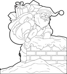 FREE Printable Santa Claus Coloring Page For Kids Santa Claus Coloring, Santa Coloring, Printable Santa Claus, Santa And Sleigh, Christmas Coloring Page, Free Christmas Coloring Pages, Christmas Coloring Sheets, Kids Wraps, Printable Christmas Coloring Pages