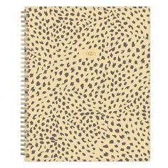 a leopard print notebook with the number twenty on it