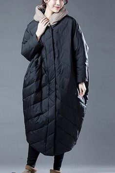 Color Block Women Winter Loose Duck Down Jackets Long Warm Women Long Down Coat Plus Size  andmade any size up to 50 colors custom down coat #women clothing #downcoatwomen#loosedowncoat#blackcoat#plussizecoat Jackets For Plus Size Women Winter Coats, Luxury Women's Duck Down Outerwear, Luxury Duck Down Quilted Jacket For Winter, Luxury Insulated Outerwear With Duck Down, Puffer Coat Plus Size, Plus Size Warm Coats, Plus Size Long Winter Jacket, Plus Size Fitted Full Length Winter Coat, Latest Winter Fashion