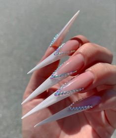 Sleek Nails, Stiletto Acrylic Nails, Nails July, Mom Hair, Resin Decoration, Long Stiletto Nails, Acrylic Nail Shapes