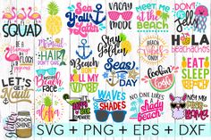 svg and png files for the summer holidays