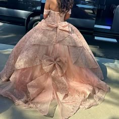 Rose Gold/ Blush Pink Quinceanera Or Sweet 16 Dress Worn Once Rose Gold Princess Dress, Old Rose Quince Dress, Sweet 16 Teddy Bear, Quinceanera Dresses Dusty Rose, Sweet 16 Dresses Light Pink, Xv Dresses Rose Gold, Pink Rose Gold Quince Dress, Rose Gold 15 Dress, Pink And Gold Sweet 16 Dress