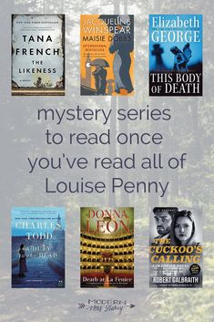 the mystery series to read once you've read all of louise penny