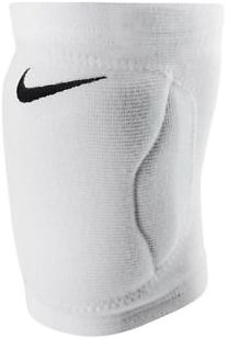 a white knee brace with black nike logo