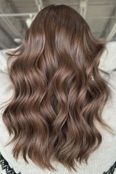 Mocha Brunette Mocha Hair Color, Light Brown Hair Shades, Mocha Brown Hair, Medium Brunette Hair, Mocha Color Hair, Medium Brown Hair Color, Mocha Hair, Wedding Hair Colors