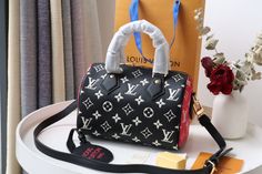 Description L.V Speedy Bandoulière 20 Monogram Empreinte Black/White/Pink For Women, WoHandbags 8.1in/21cm LV M46088 Rep 1:1 The Speedy Bandoulière 20 handbag looks amazing in Monogram Empreinte with the pattern embossed then printed on the cowhide. The distinctive design and rolled top handles are clearly inspired by the House’s travel legacy. The bag’s sides are in a contrasting colored. It’s signed with a L.V Paris name tag. 20.5 x 13.5 x 12 cm / 8.1 x 5.3 x 4.7 inches (Length x height x widt Lv Speedy Bandouliere, Louis Vuitton Paris, Louis Vuitton Speedy Bandouliere, Lv Speedy, Black White Pink, Colored Leather, Evening Clutch Bag, Color Dorado, Louis Vuitton Speedy