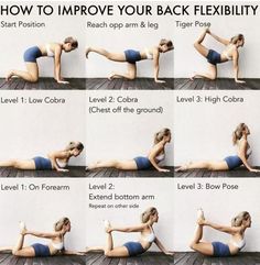 a woman doing exercises to improve her flexibility