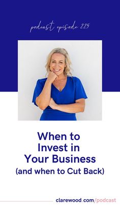 In this episode of the Clare Wood Podcast, learn the critical balance of knowing when to invest in your brand and when to cut back. Discover practical tips and strategies for making informed financial decisions that support your business growth while managing expenses effectively. Clare Wood shares valuable insights on assessing your business needs and optimizing your investments to ensure long-term success. Tune in for expert advice on navigating brand investments and financial management. Back In Business, Business Bank Account, Lean In