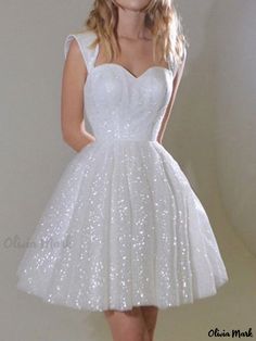 Olivia Mark - Glamorous Sequin Ball Gown Princess Evening Formal Dress Elegant Homecoming Dresses, Ball Gown Princess, Sequin Ball Gown, Classic Prom Dress, Simple Prom Dress Long, Gown Princess, Evening Mini Dresses, Mini Wedding Dresses, Ball Gowns Princess