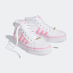 New With Box Gs Sz.+1.5=Womens Sz. Adidas Nizza Platform, Vans Shoes Women, Adidas Nizza, Cute Dress Outfits, Adidas White, Grade School, White Adidas, Shoes Women