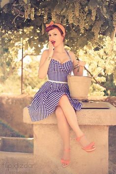 DAPPER DAY Rockabilly Girl:: Vintage Fashion:: Retro Style if i could i would dress like this every day Stile Pin Up, Couture Dior, Pin Up Vintage, 2019 Style, Rockabilly Girl, Dapper Day