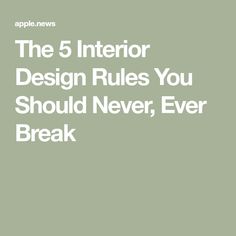 the 5 interior design rules you should never ever break by applenews on flickr