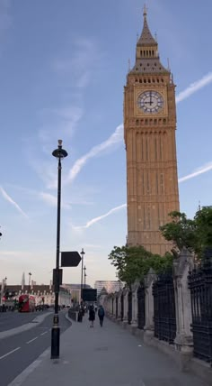 the big ben clock tower towering over the city of london