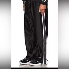 Nike Circa Tearaway Basketball Pants Color- Black With White & Grey Piping On Legs Nike Tearaway Pants, Basketball Pants, Pants Nike, Fit Men, Pants Color, Nike Pants, Pants Black, Mens Fitness, Black Nikes