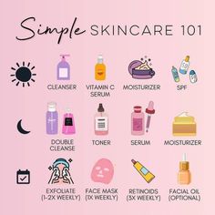 Haut Routine, Simple Skin Care, Skincare 101, Skin Care Routine Order, Skin Advice, Basic Skin Care, Girl Time, Simple Skincare Routine, Black Glamour