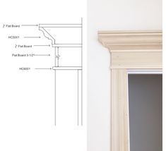 an image of a window frame with measurements for the top and bottom section on it