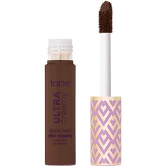 Shape Tape Ultra Creamy Concealer -  Tarte's iconic Shape Tape Concealer, now with a built-in EYE CREAM for 24-hr hydration!    Benefits     Full coverage, natural moisturizing matte finish Ultra-nourishing prickly pear for 24-hr hydration For all skin types, especially dry or mature skin Leaves skin looking hydrated, never dry or flat Creamy, cushiony formula won't cake or settle Skin looks smoother, plumper & more youthful Cushion tape technology helps smooth & reduce look of fine lines, wrink Hydration Benefits, Olive Undertones, Covering Dark Circles, Shape Tape Concealer, Tarte Shape Tape, Raspberry Ketones, Creamy Concealer, Neutral Undertones, Shape Tape