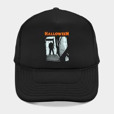 Halloween Michael Myers -- Choose from our vast selection of Trucker hats to match with your favorite design to make the perfect custom graphic Hat. Customize your color! For men and women. Black Halloween Trucker Hat, Halloween Michael Myers, Michael Myers Halloween, Halloween Festival, Michael Myers, Trucker Hats, Trucker Hat, For Men, Men And Women