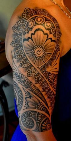 Tattoos Tattoo Sketches Tattoos Upper Half Sleeve Tattoos, Paisley Tattoo, Sleeve Tattoo Designs, Full Sleeve Tattoo Design, Maori Tattoo Designs, Tattoos For Women Half Sleeve, Muster Tattoos, Japanese Tattoos, Disney Tattoo