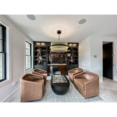 a living room filled with lots of furniture