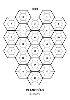 the printable puzzle is shown with numbers and hexagonals on it, which are