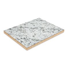 an image of a white marble tile with gold trimmings on the bottom and sides