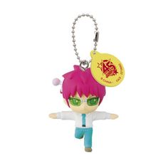 Saiki k Saiki K Merch, Lockscreen Themes, 2000s Art, Hello Kitty Jewelry, Saiki K, Kawaii Core, Phone Charms, Anime Figurines