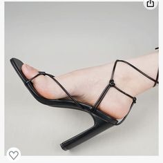 Aoyesrel Strappy Thong High Heels Sandals Size 10 Color Black New In Box (89) Modern Heels, Cream High Heels, Naturalizer Heels, Rainbow Heels, Black Open Toe Heels, Feminine Shoes, Red Suede Heels, Zara Heels, Kitten Heel Shoes