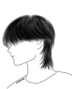 Anime Mullet Hair, Mullet Anime, Short Fade Haircut, Anime Lips, Haha Photos, Anime Photo Profile Dark, Anime Boy Hair, Cute Funny Pics, Cute Images For Dp