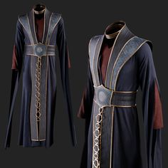 Elven Outfit Male, Belegarth Garb, Echo Knight, Fantasy Attire, Mage Robes, Solarpunk Fashion, Medieval Outfit, Ren Faire Costume, Wizard Costume