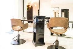 the salon is clean and ready for customers to use