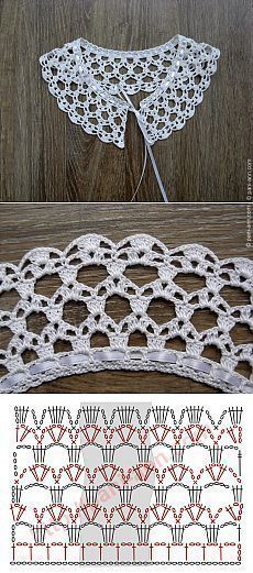 an image of some crocheted laces on a wooden surface and another photo of the