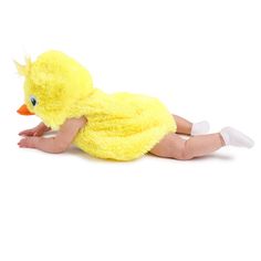 Infants/Toddlers Yellow Baby Duck Costume Includes soft yellow tunic with white belly and hood with duck face Available in infant and toddler sizes Quack, Quack! Said the Cutest Little Duckling! Imagine your little one waddling around in this Little Duckling Costume. This delightful ensemble features a fuzzy yellow bubble tunic that screams “duck-tastic!” The attached hood completes the look with its adorable duckbill and eyes. And let’s not forget those little tufts sticking out from the hood—b Duckling Costume, Baby Duck Costume, Circus Food, Duck Costume, Duck Dress, Indian Dress Up, Duck Costumes, Baby Duck, Quack Quack