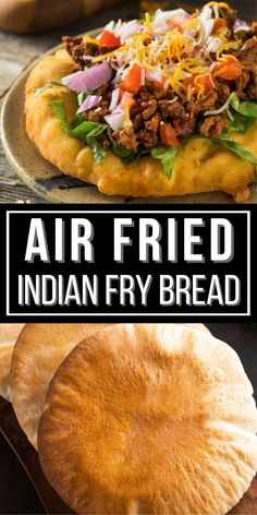 Healthier Bread, Indian Fry Bread, Fried Bread Recipe, Indian Tacos, Panini Grill, Indian Flat Bread, Cooks Air Fryer