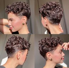 Curly Hair Photos, Short Hair Undercut