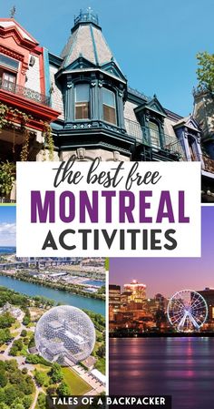 the best free montreal activities for kids and adults to enjoy in their homes, parks, and gardens