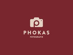 the logo for a photographer's business, phokas fotografie