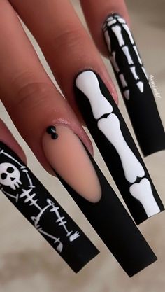 Matte Halloween Nails, Crazy Halloween Nails, Jack O'lantern, October Nails, Glow Nails