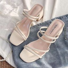 Shipping: Worldwide Express Shipping AvailableDelivery time: 7-15Days Fast ShippingReturns: Fast refund, 100% Money Back Guarantee. 2023 Sandals, Youtuber Dr, Ribbon Sandals, Heels Elegant, Woman Sandals, Sandals Woman, Square Heels, Modern Sandals