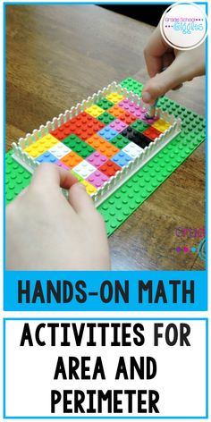 hands on math activities for area and perimeter