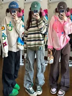 Baggy Fashion, Y2k Fits, Star Clothing, Korean Casual Outfits, Style Inspiration Fall, Easy Trendy Outfits