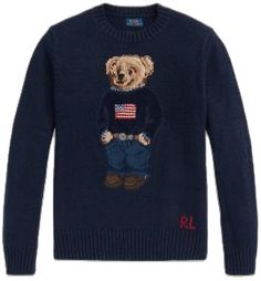 Ralph Lauren Polo Bear, Polo Ralph Lauren Sweater, Linen Sweater, Polo Sport, Ralph Lauren Purple Label