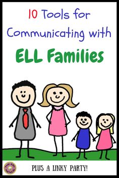 the cover of 10 tools for communicating with ell families, plus linky party