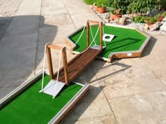 Golf Diy, Golf Decor, Miniature Golf