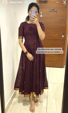 Pattu Frock Designs For Women, Pattu Kurta Designs For Women, Front And Back Neck Design For Kurtis, Narayana Pattu Dresses, Simple Chudidhar Designs, Dress From Silk Saree, Long Frock Neck Designs For Women, Pattu Kurtis, Banarasi Dress Designs Latest