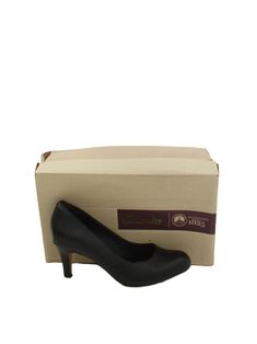 Item details Clarks Women's Heels Size: UK 5 Colour: Black Material: 100% Other Condition: Fair Defects: Minor Fading SKU: 23B-FPDGJ-SXJ Delivery Delivery within 5 working days. Packaged and shipped straight from our warehouse. Returns Easy 30 day returns. Money back guarantee. Quality guaranteed We quality check every single item on Thrift+. No more surprise stains or fake brands. Our team of experts manages the whole process of recirculating pre-owned clothes. Additional authentication checks on all designer items. Clarks Women's, Designer Items, Women's Heels, Womens Heels, Mule, The Whole, Shoes Women Heels, Shoes Heels