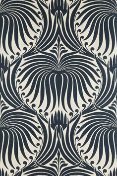 an art deco wallpaper pattern in brown and beige colors with swirls on it